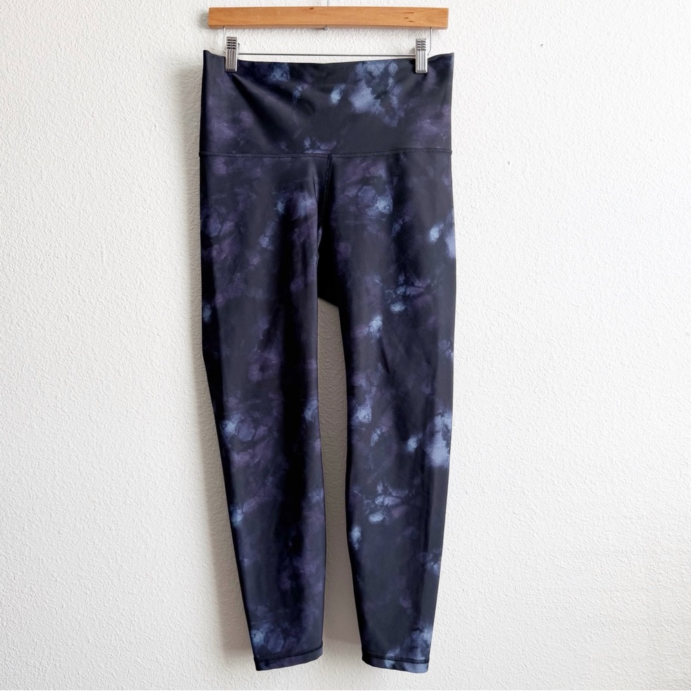 Old Navy Powersoft Super High Rise Leggings Blue Black Women’s Size Large